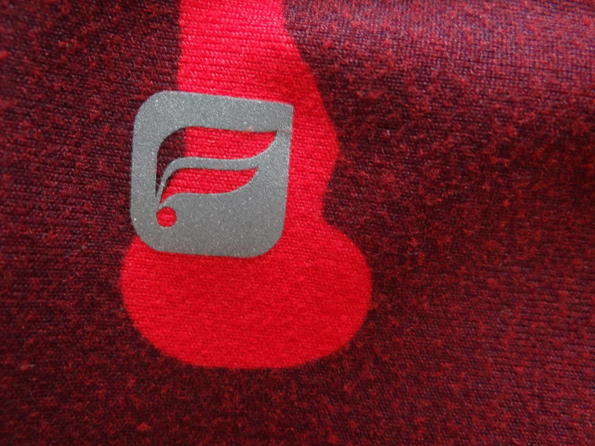 Fabletics Red Patterned Leggings Stylish & Comfortable3