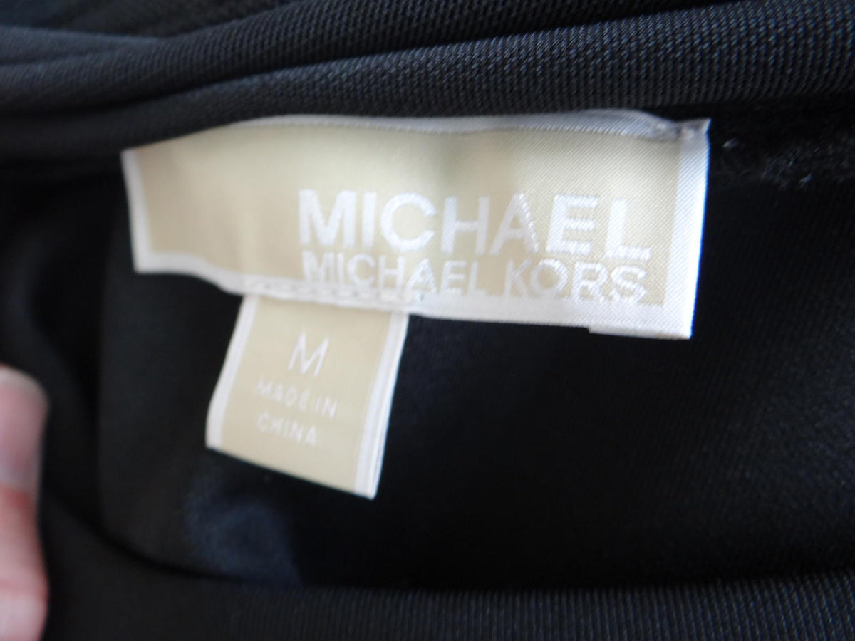 Chic Black Dress by Michael Kors Size M2