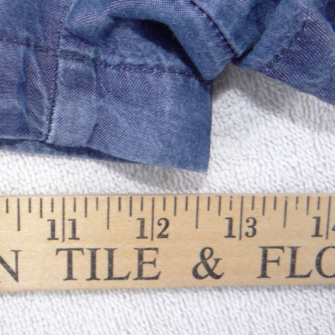 ToxiK3 Womens Blue Chambray Drawstring Shorts High Rise Elastic Waist Size M
