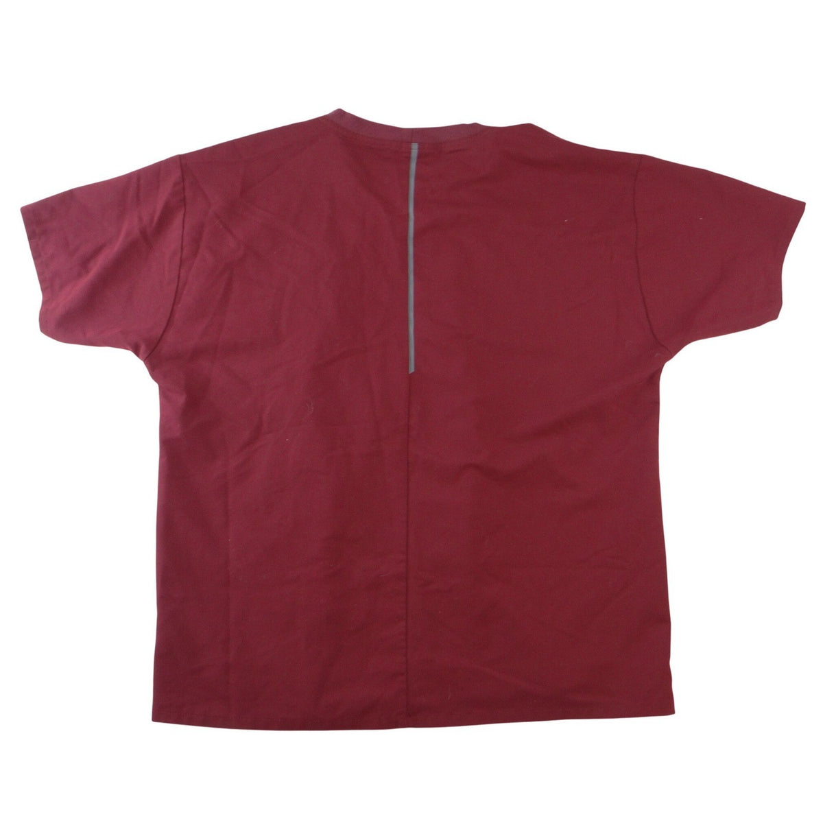 FIGS Technical Collection XL Burgundy Maroon Scrub Top Zip Pocket 2408