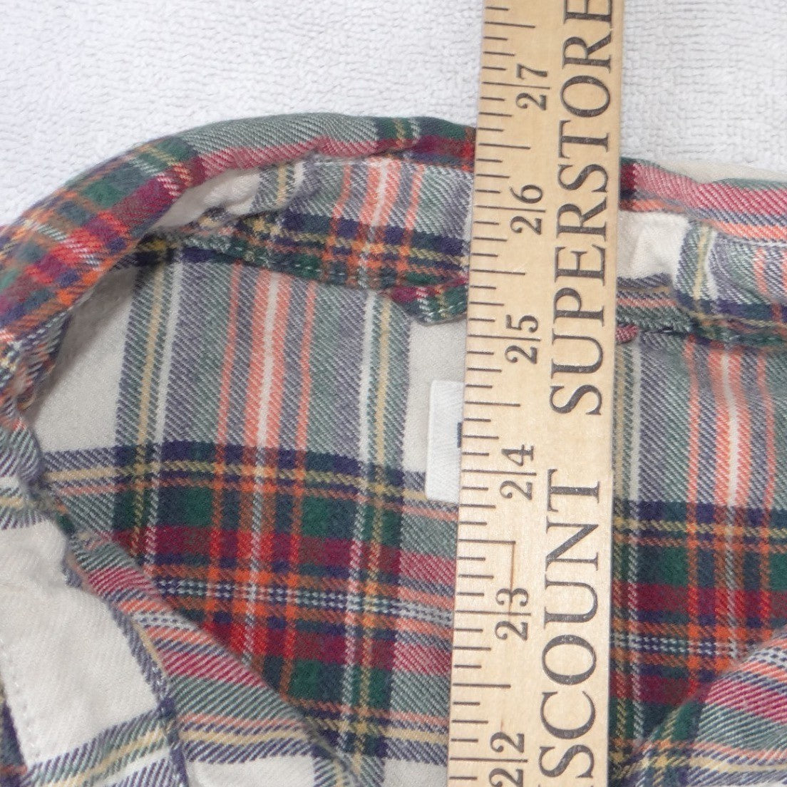 Marine Layer Mens Marge Plaid Flannel Button Down Shirt Red Green Multi Size M6