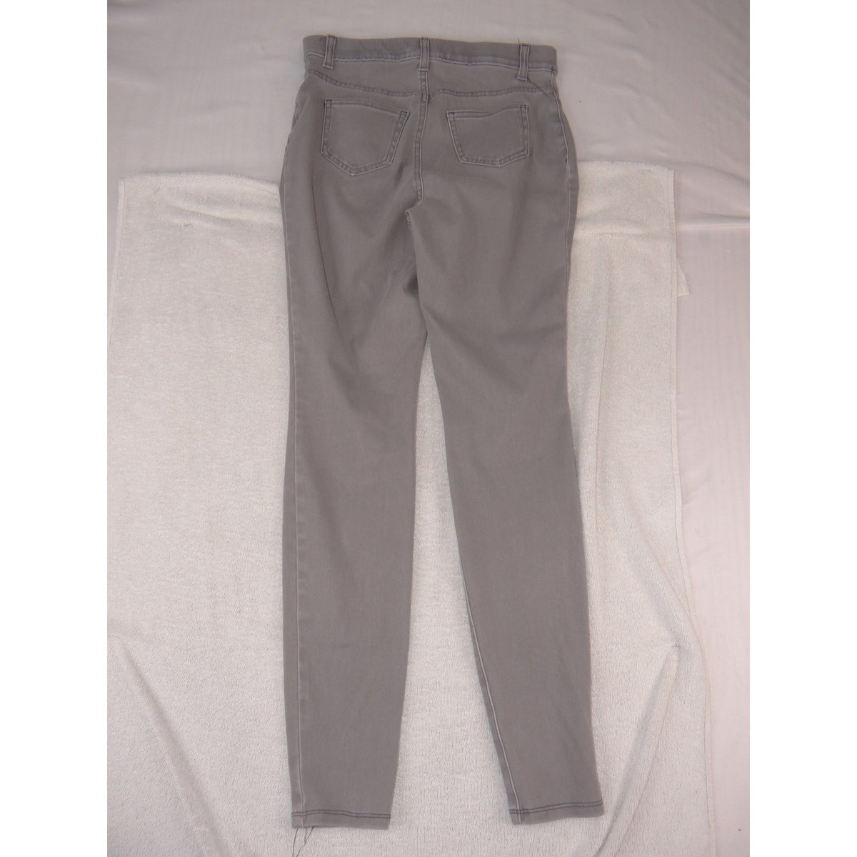 Time and Tru Womens Grey High Rise Pull On Skinny Jeggings Size S 4 6 39091