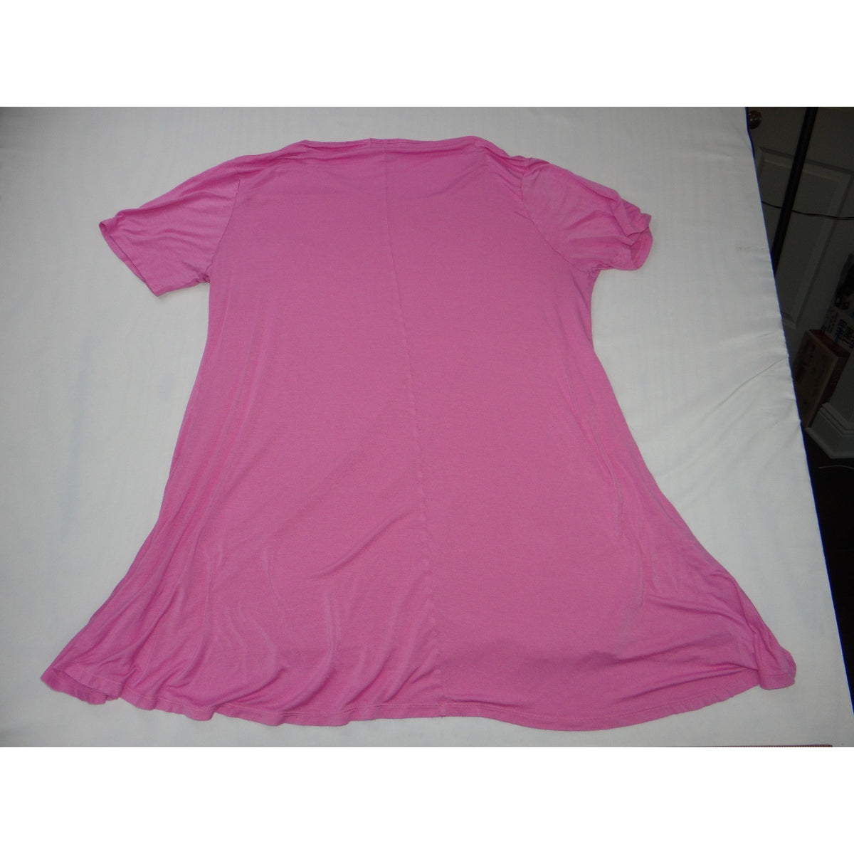 Lot of 3 Plus Size Red Pink Coral Tunics 2X XXL - Three Tunics Tops Bundle