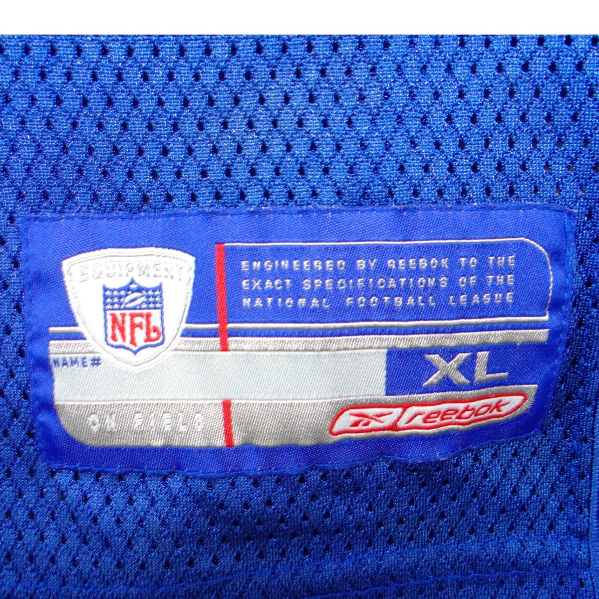 New York Giants Tiki Barber 21 Jersey VTG Mens XL Blue Mesh Football Reebok NFL3
