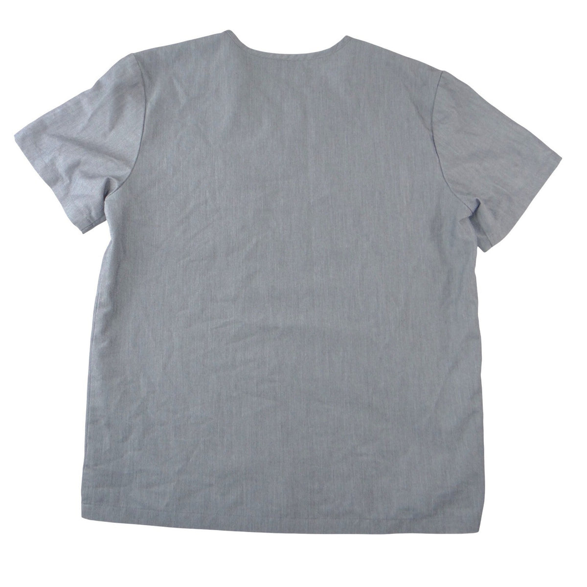 FIGS Technical Collection Mens V-Neck Scrub Top Heather Gray Size L