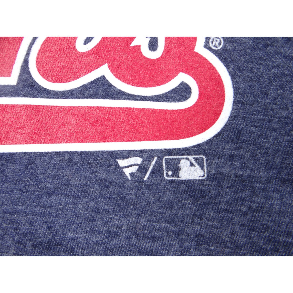 Fanatics Womens Navy Cleveland Indians V Neck T Shirt Size Medium MLB