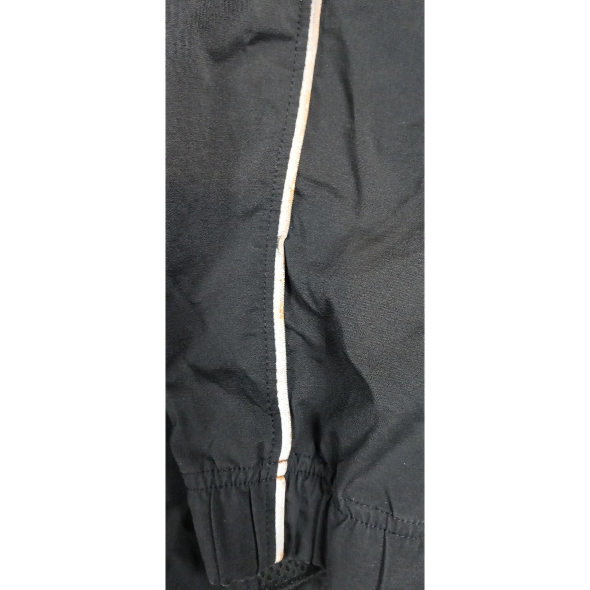Jordan Black Track Jacket Reflective Stripe Full Zip Men's Medium Athletic10