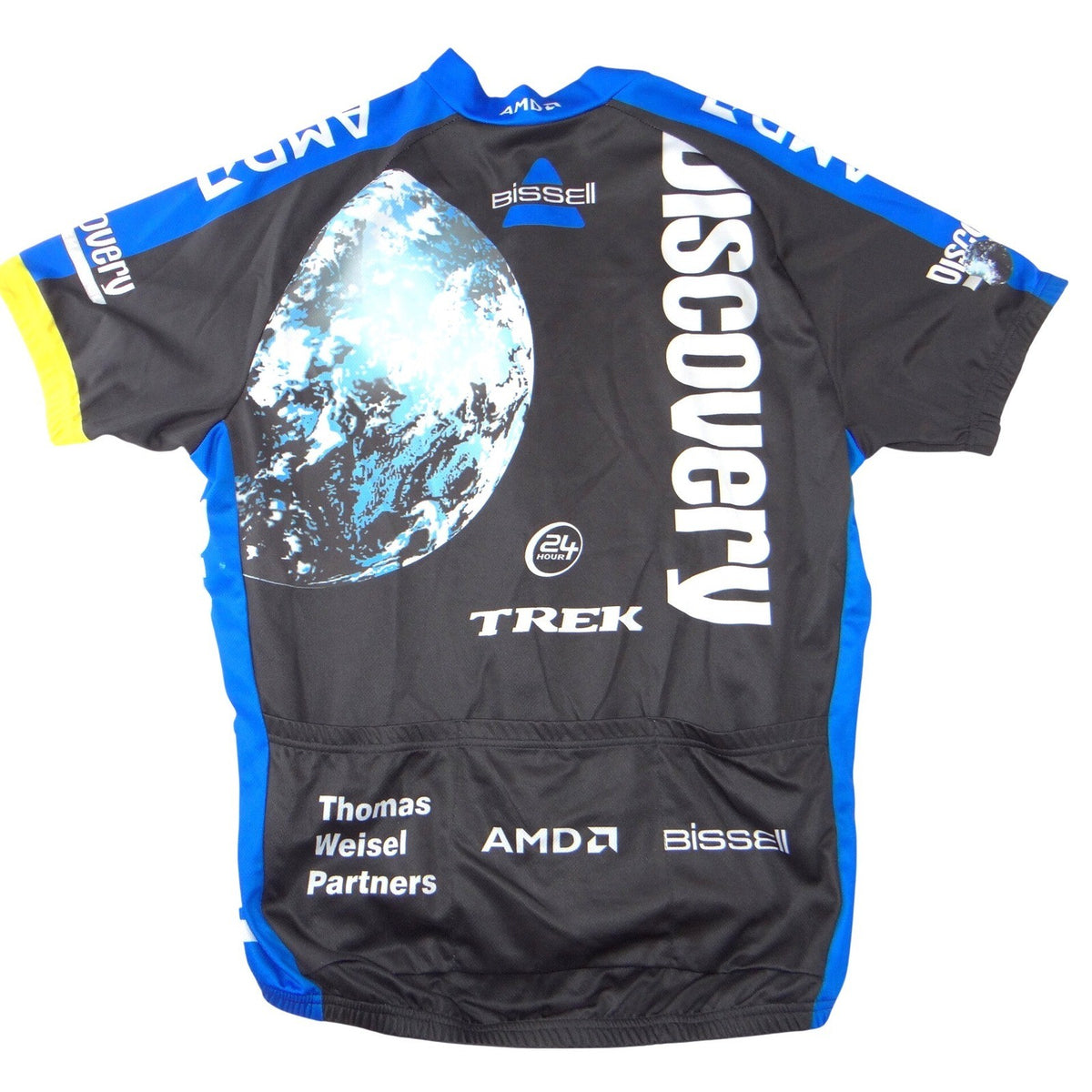 Giordana Discovery Channel Pro Cycling Jersey Trek AMD Full Zip Mens XL