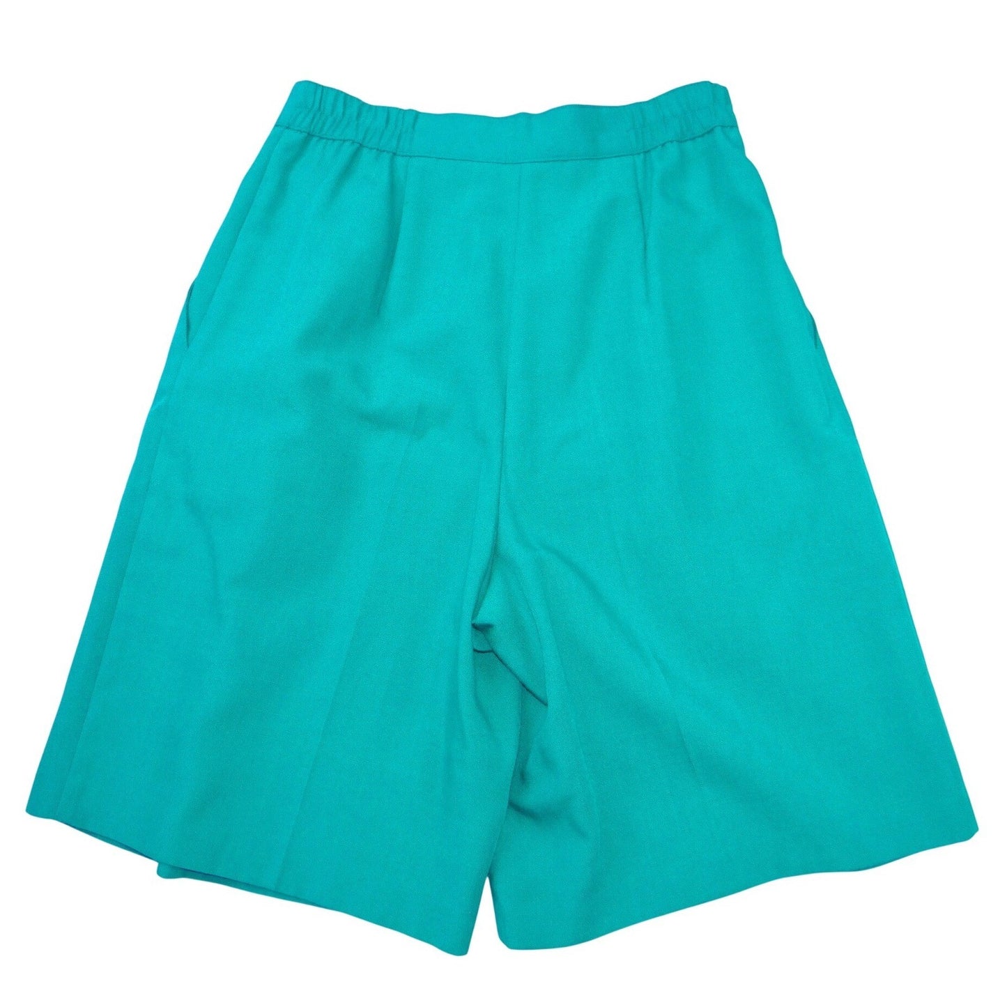 Sag Harbor Vintage Teal Green Blazer and Pleated Shorts Set Womens Large 90s