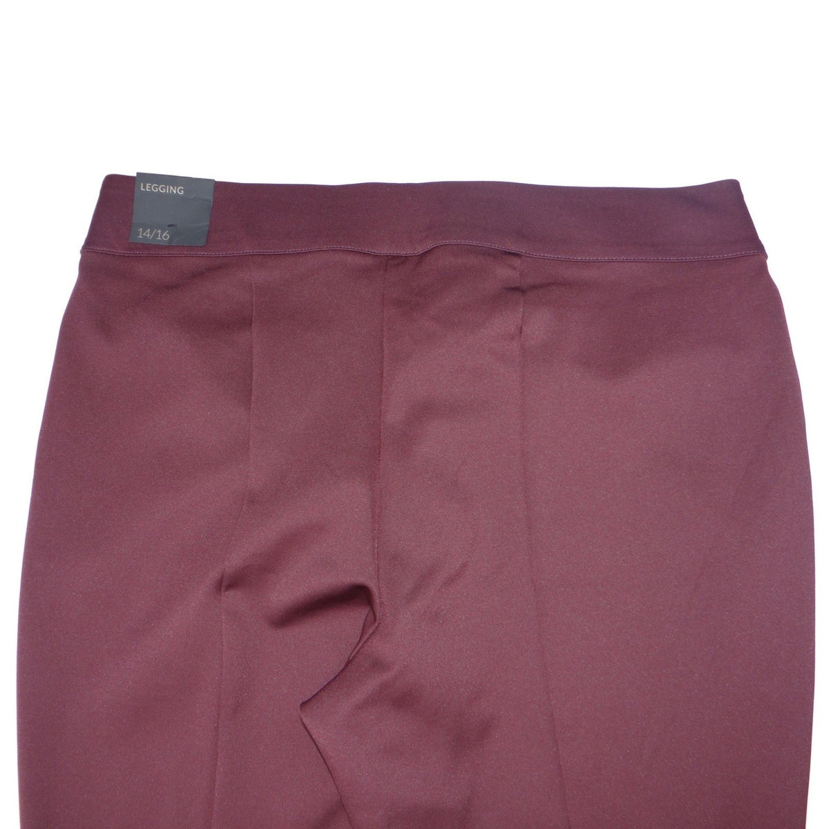 NWT-Lane Bryant Burgundy Legging Pants Women Size 14 16 Comfort Stretch Casual4