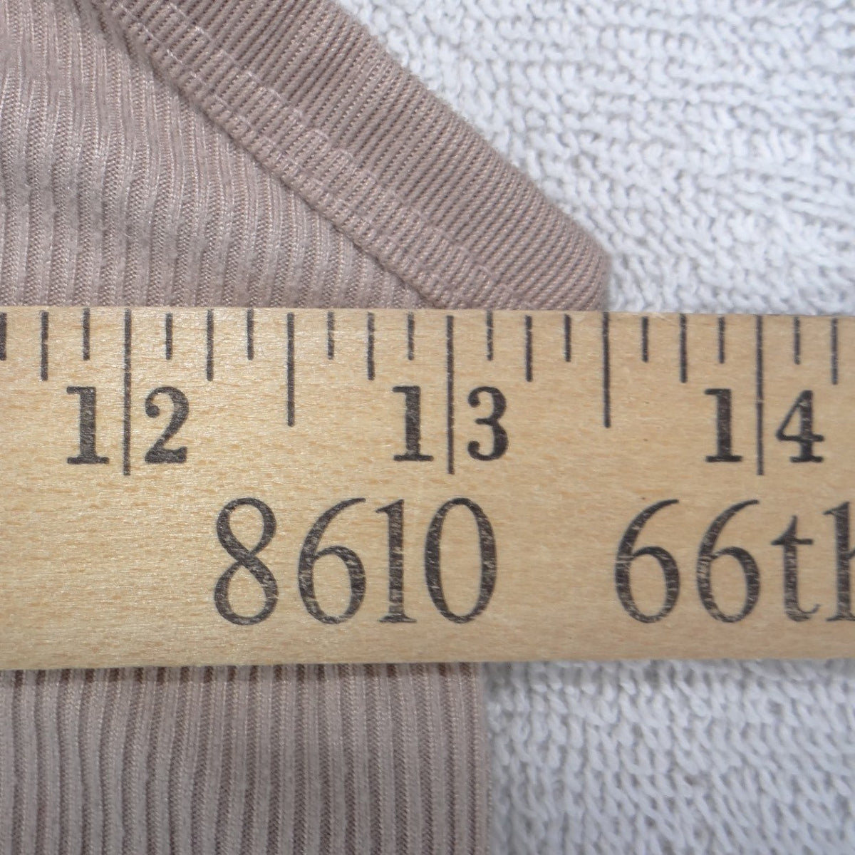 No Boundaries Ribbed Camisole Tank Top Tan Taupe Medium 7 9 Sleeveless Scoop4