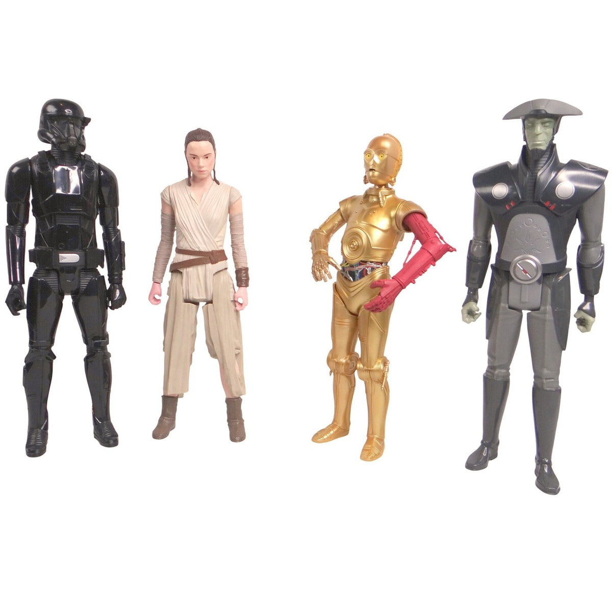 Star Wars Action Figure Set Rey Death Trooper C3PO The Fifth Brother 375 Scale0