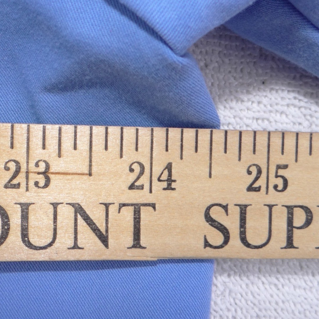Fabletics Blue V-Neck Scrub Top Mens XL Short Sleeve Chest Pocket Performance4