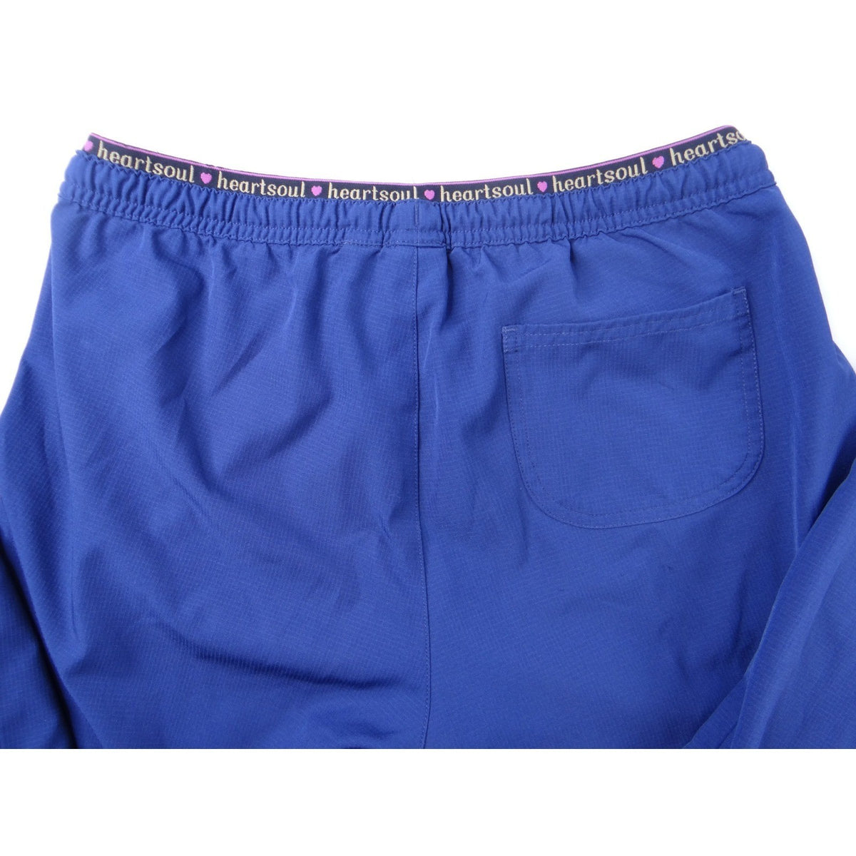 Heartsoul Petite Blue Scrub Pants Drawstring Waist Pockets Flare Leg7