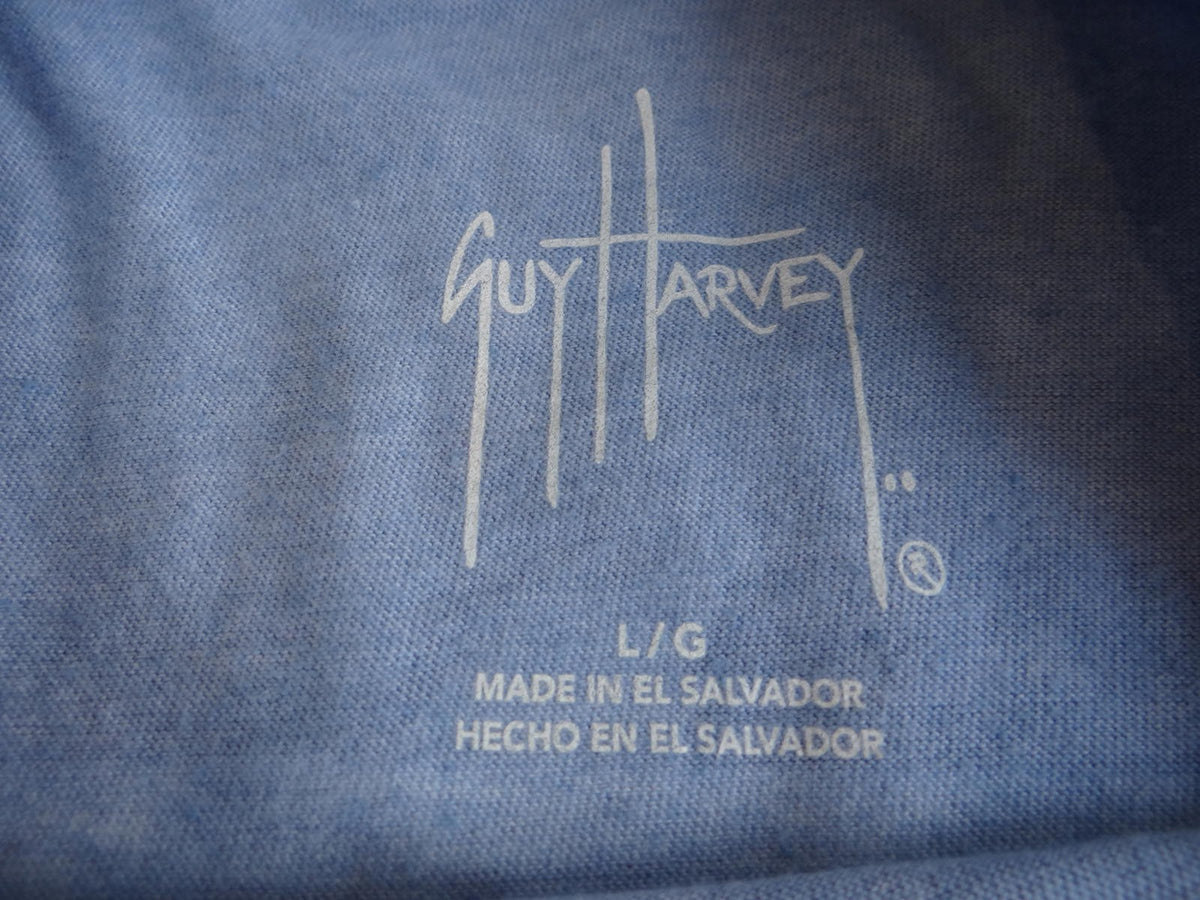 Guy Harvey Men's Billfish T-Shirt - Large - Blue