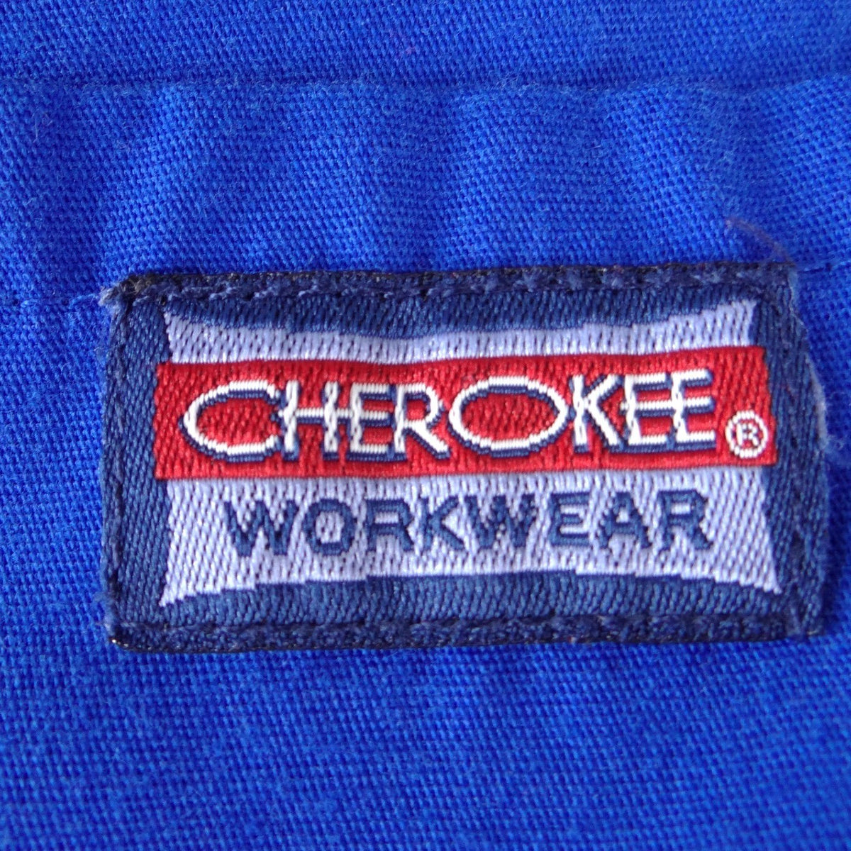 Cherokee Workwear Womens Royal Blue Scrub Pants Drawstring Cargo XS Petite3