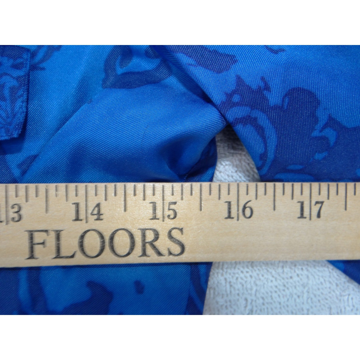Banana Republic Womens Blue Damask Floral Button Front Romper Petite 0P4