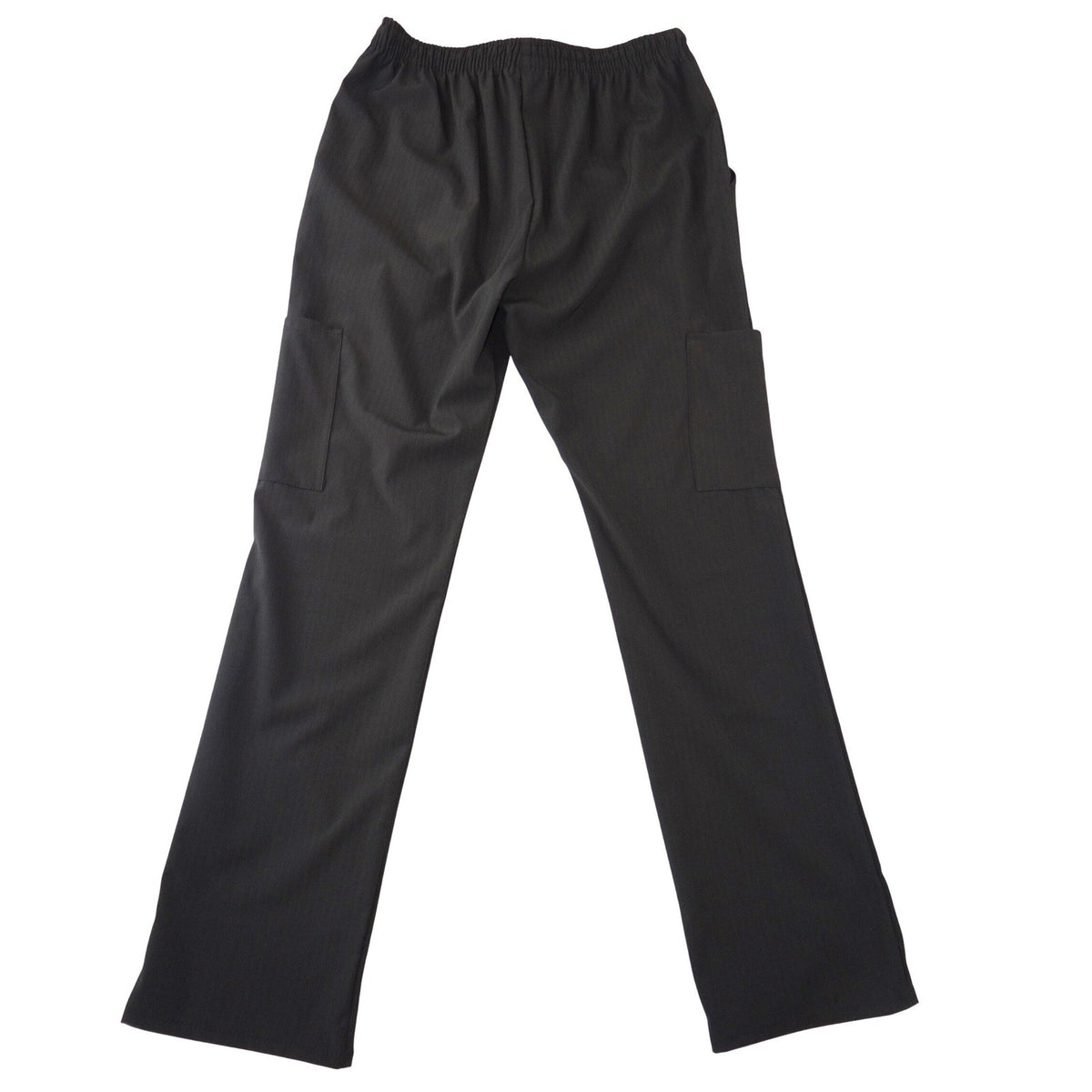 NWT Unique Scrubs Black Cargo Scrub Pants Tapered Fit 4 Way Stretch Size L Women4