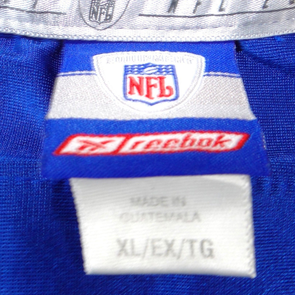 New York Giants Tiki Barber 21 Jersey VTG Mens XL Blue Mesh Football Reebok NFL1