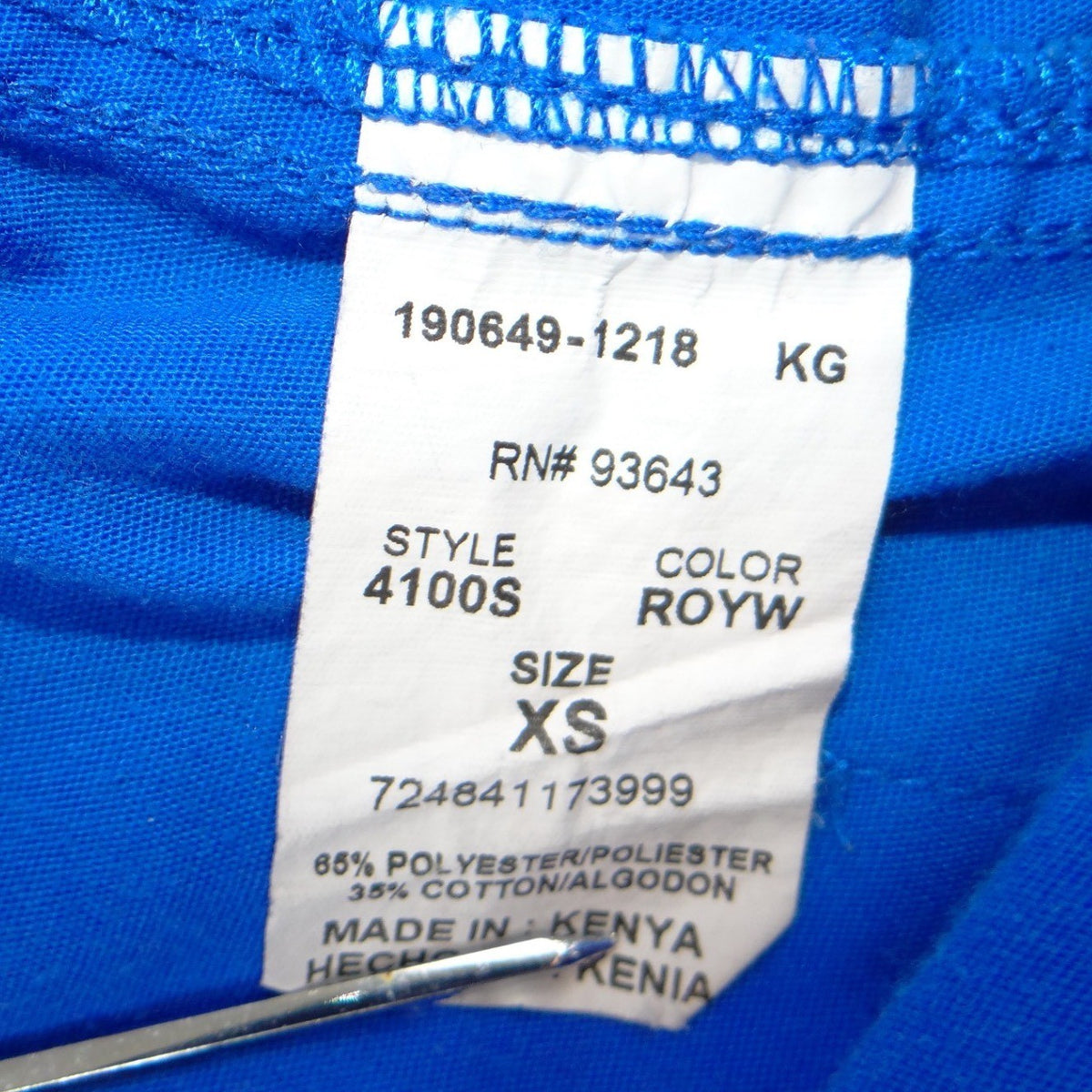 Cherokee Workwear Womens Royal Blue Scrub Pants Drawstring Cargo XS Petite1