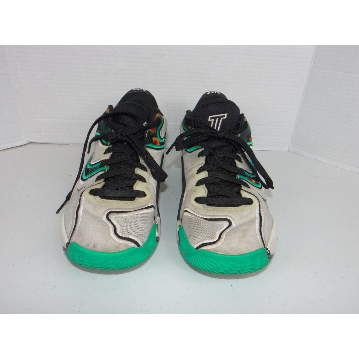 Jordan Tatum 1 Garden Party Kids Basketball Shoes White Green DZ3330 103 Size 6Y5