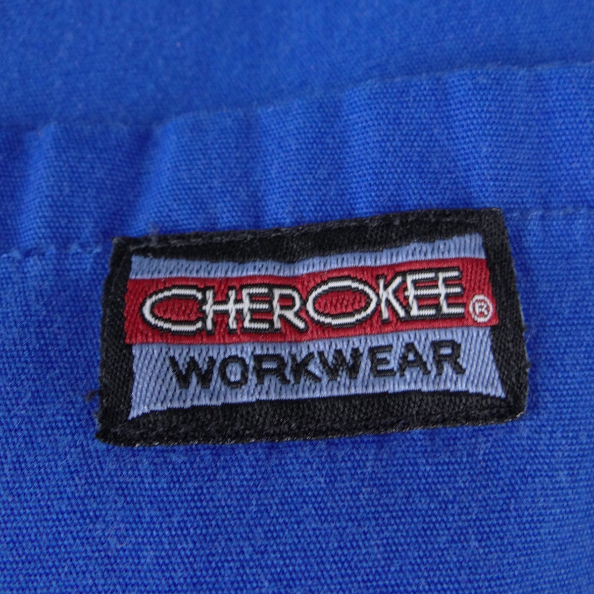 Cherokee Workwear Scrub Pants Royal Blue Drawstring Cargo Medical Uniform XS4