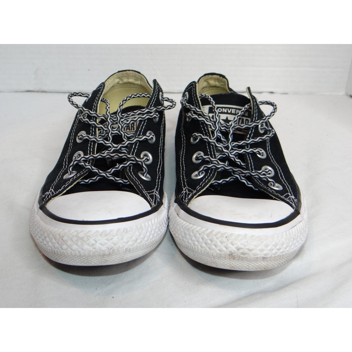 Converse All Star Chuck Taylor Low Top Black Youth Sneakers Shoes Size 3 Youth5