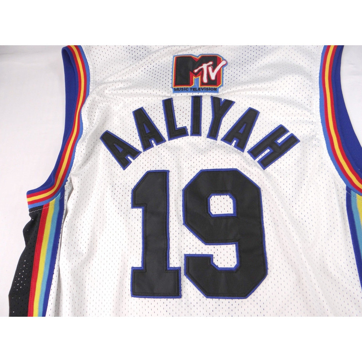 MTV Brick Layers Jersey 19 Kalith XXXL White Basketball Music Television