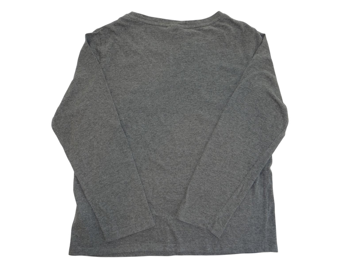 HH Family Women's Gray Long Sleeve Top with Witch Power Graphic