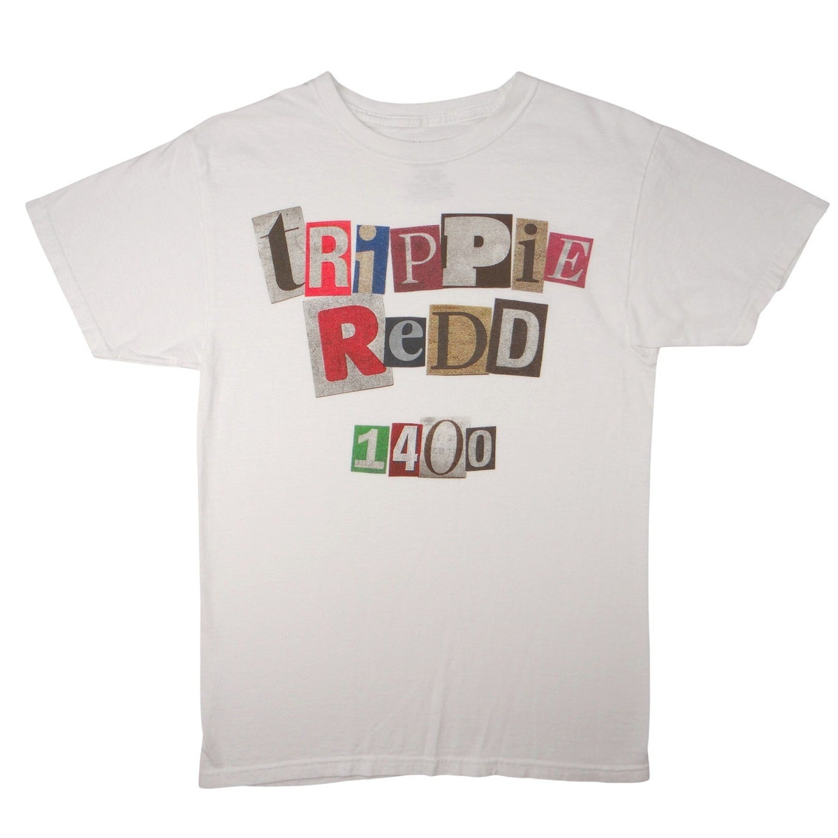 Trippie Redd 1400 Graphic T Shirt White Short Sleeve Men's Size Small