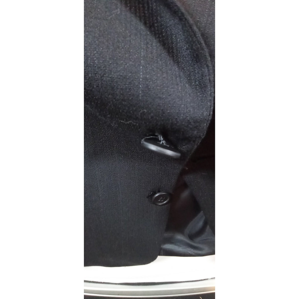 Harve Benard Black Suit Jacket Blazer Two Button Classic Fit Formal Business10