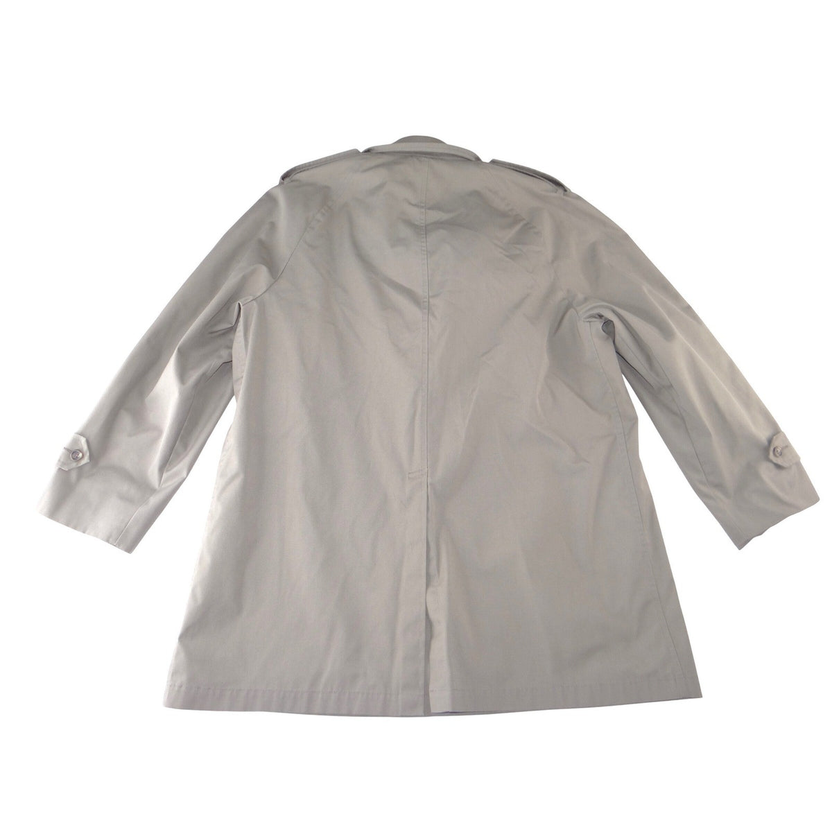 London Fog Mens Vintage Trench Coat Tan Khaki Mac Jacket 42 Short3
