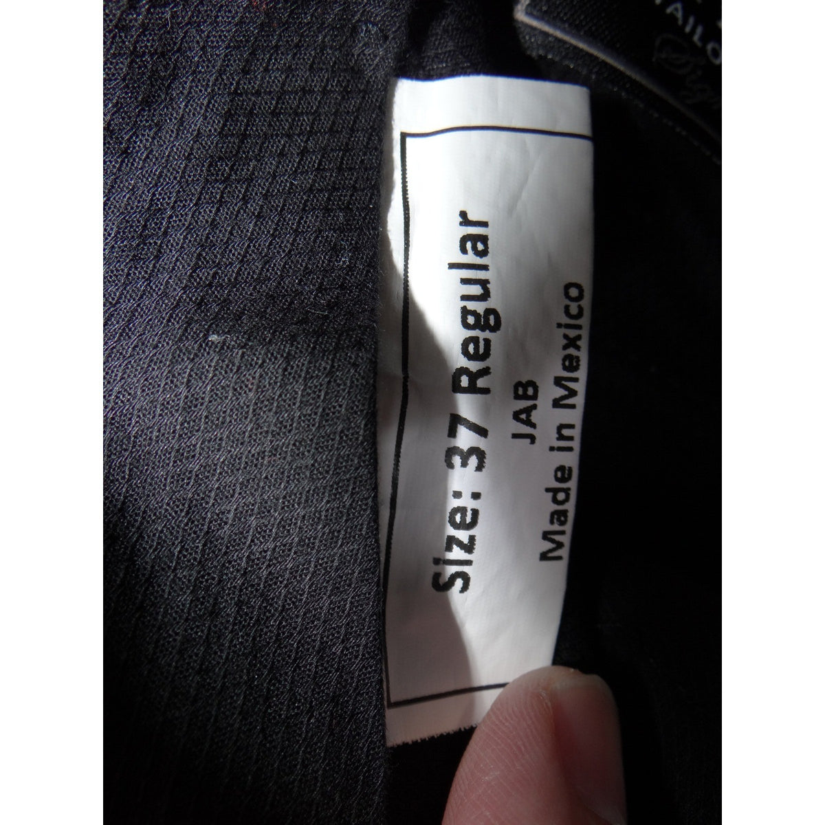 Jos A Bank Signature Tailored Fit Dress Pants Mens 37 Charcoal Grey Flat Front2