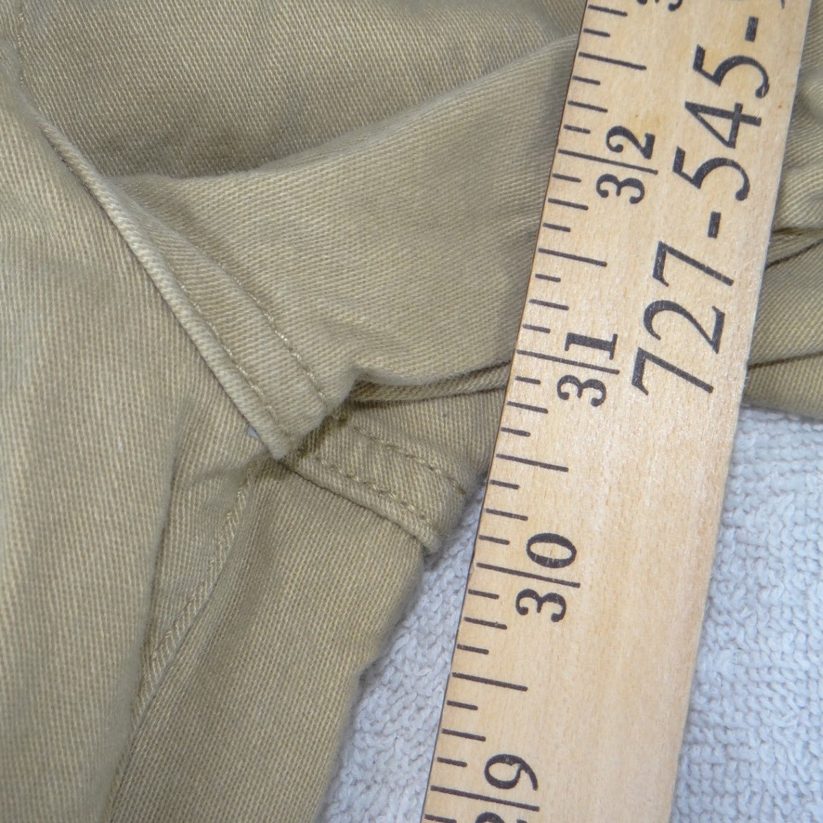 Lucky Brand Mens Authentic Skinny Stretch Tan Khaki Pants 31x314