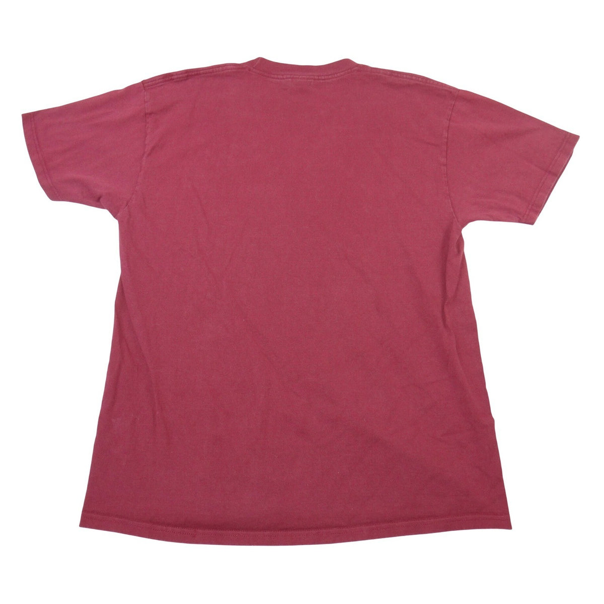 Santa Cruz Skateboards Logo Graphic T-Shirt Mens Large Burgundy Maroon Checkered