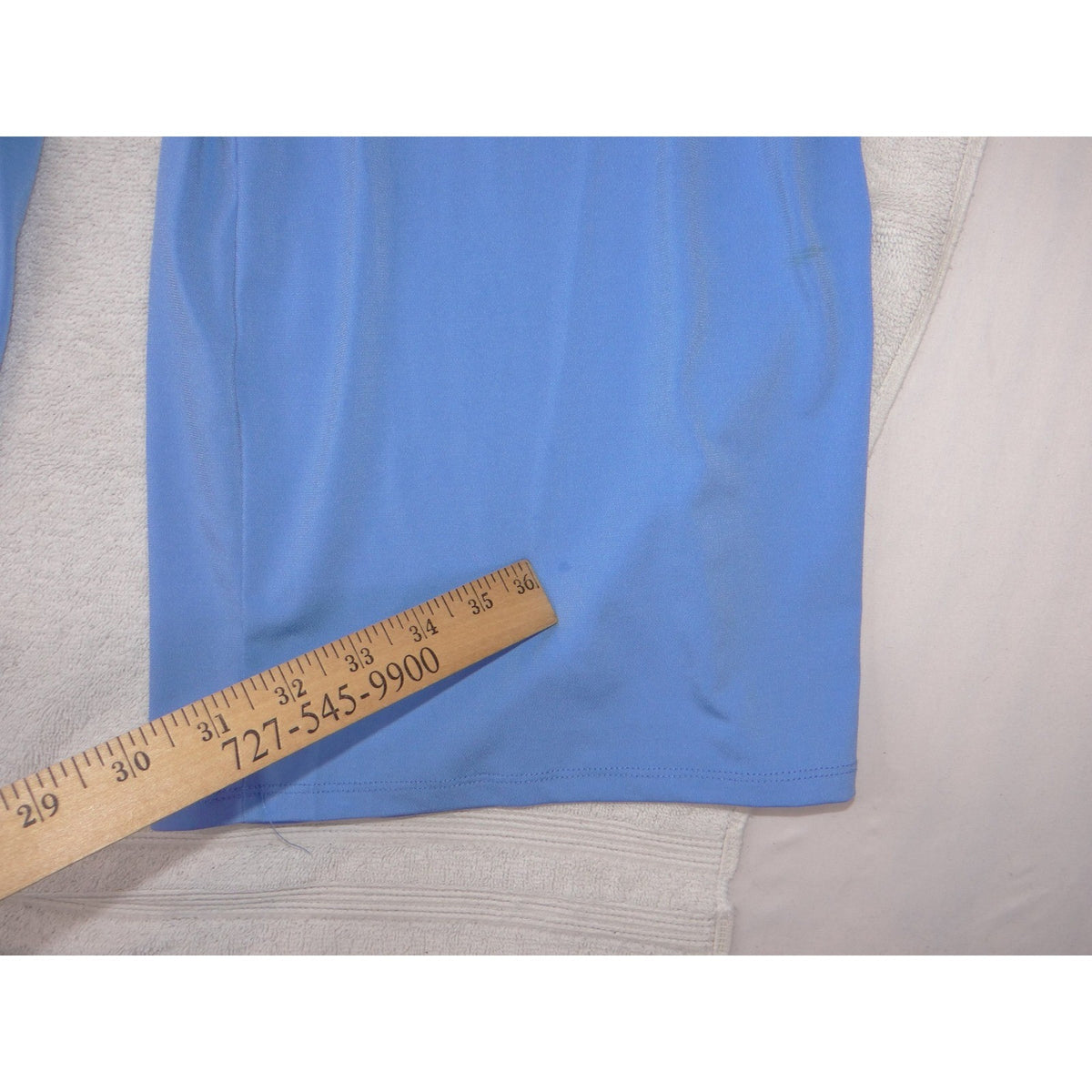 Love Tree Womens Periwinkle Blue Wide Leg Spaghetti Strap Jumpsuit Small 35343