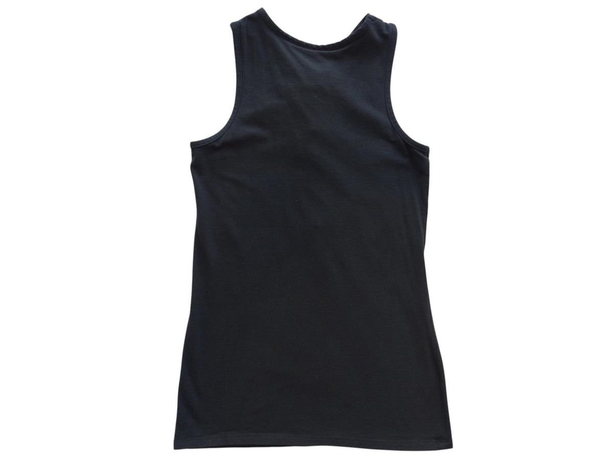 Black Lace Up Front American Pride Motorcycle Tank Top1