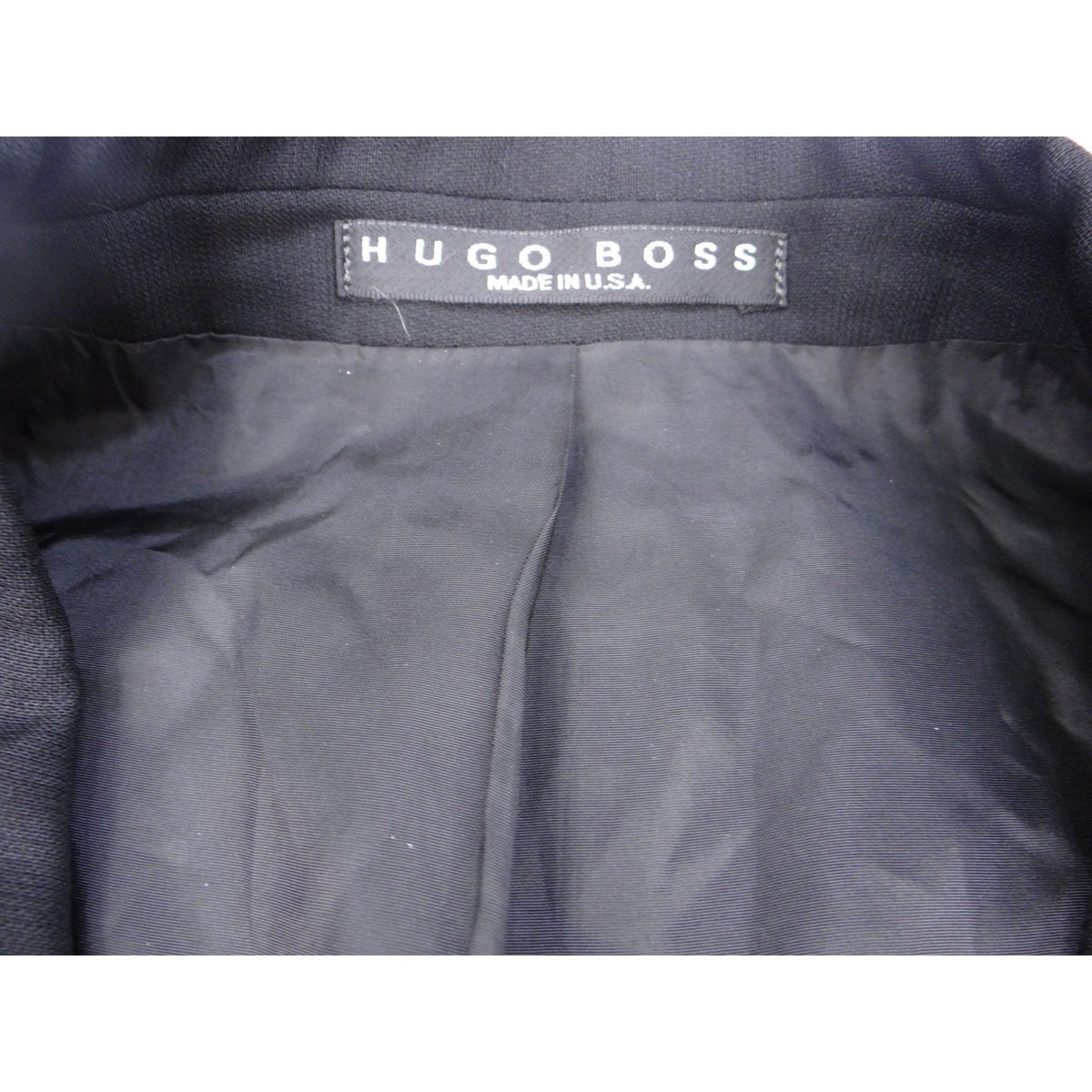 Hugo Boss Barneys New York Mens Charcoal Gray Wool Blend Blazer Jacket1