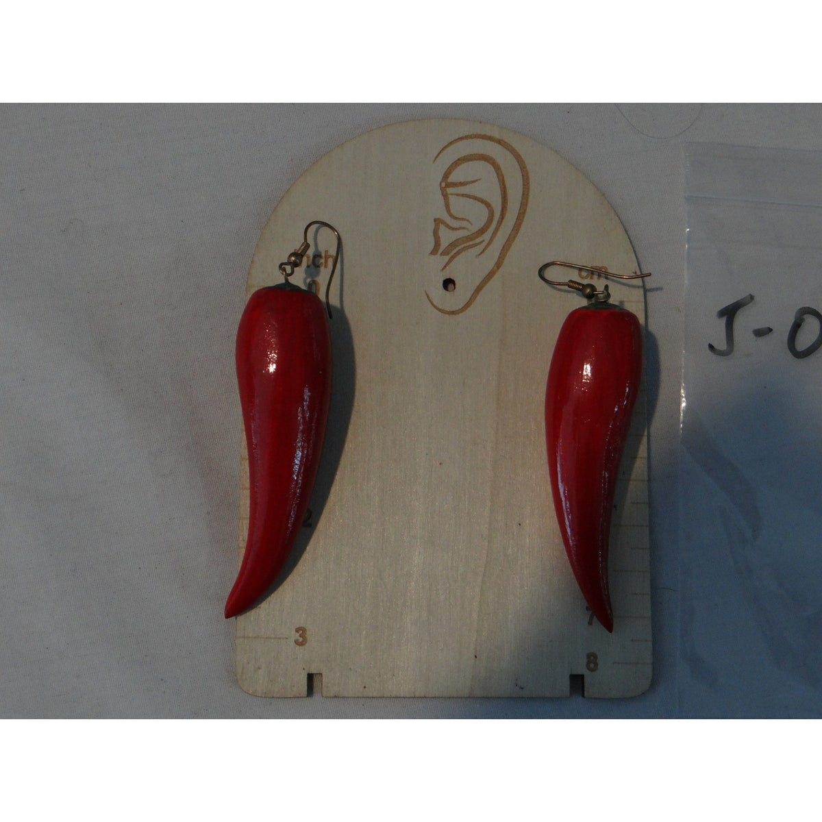 Red Chili Pepper Dangle Earrings Fun Novelty Food Jewelry