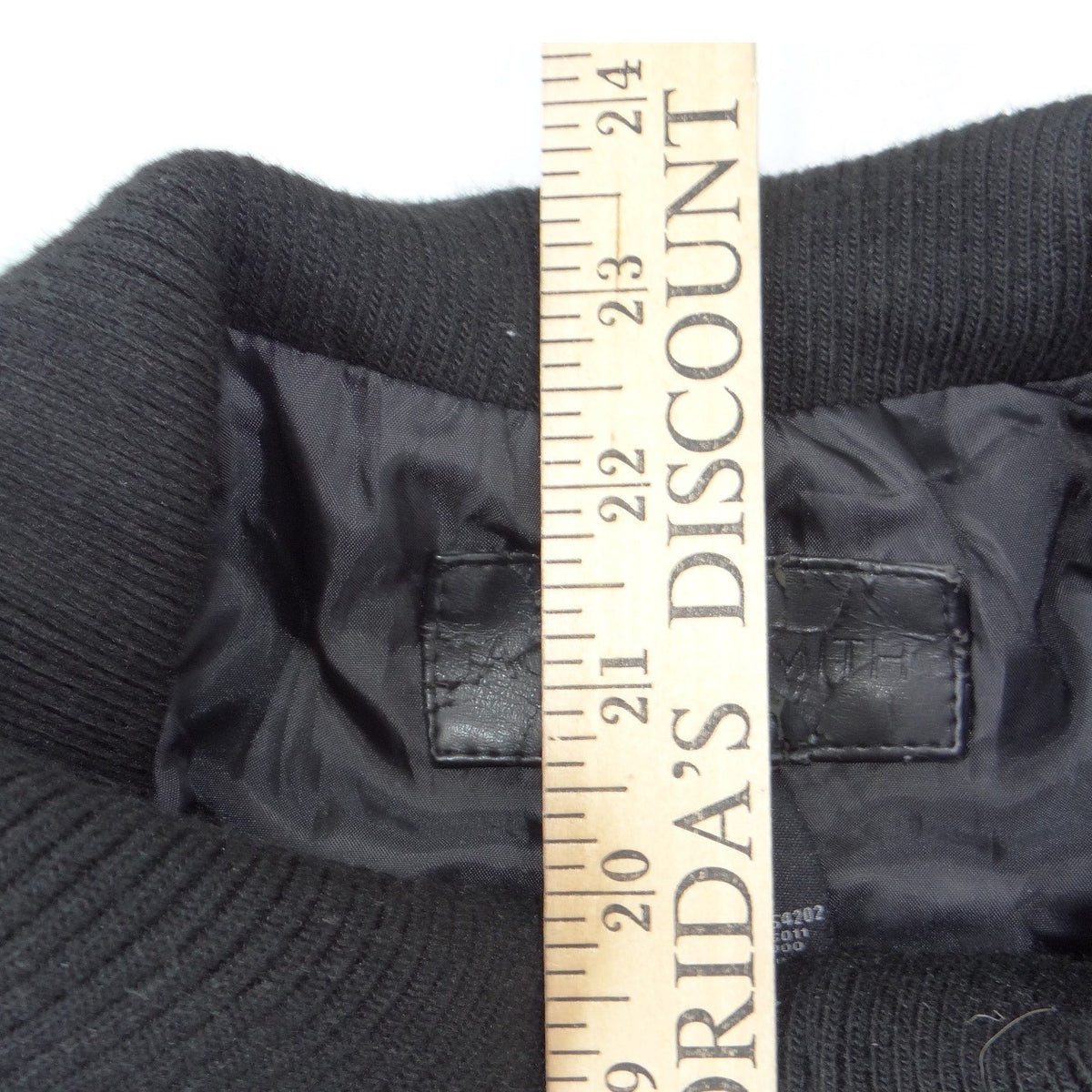 NWT Jaclyn Smith Womens Black Faux Fur Ribbed Knit Full Zip Mock Neck Jacket S8