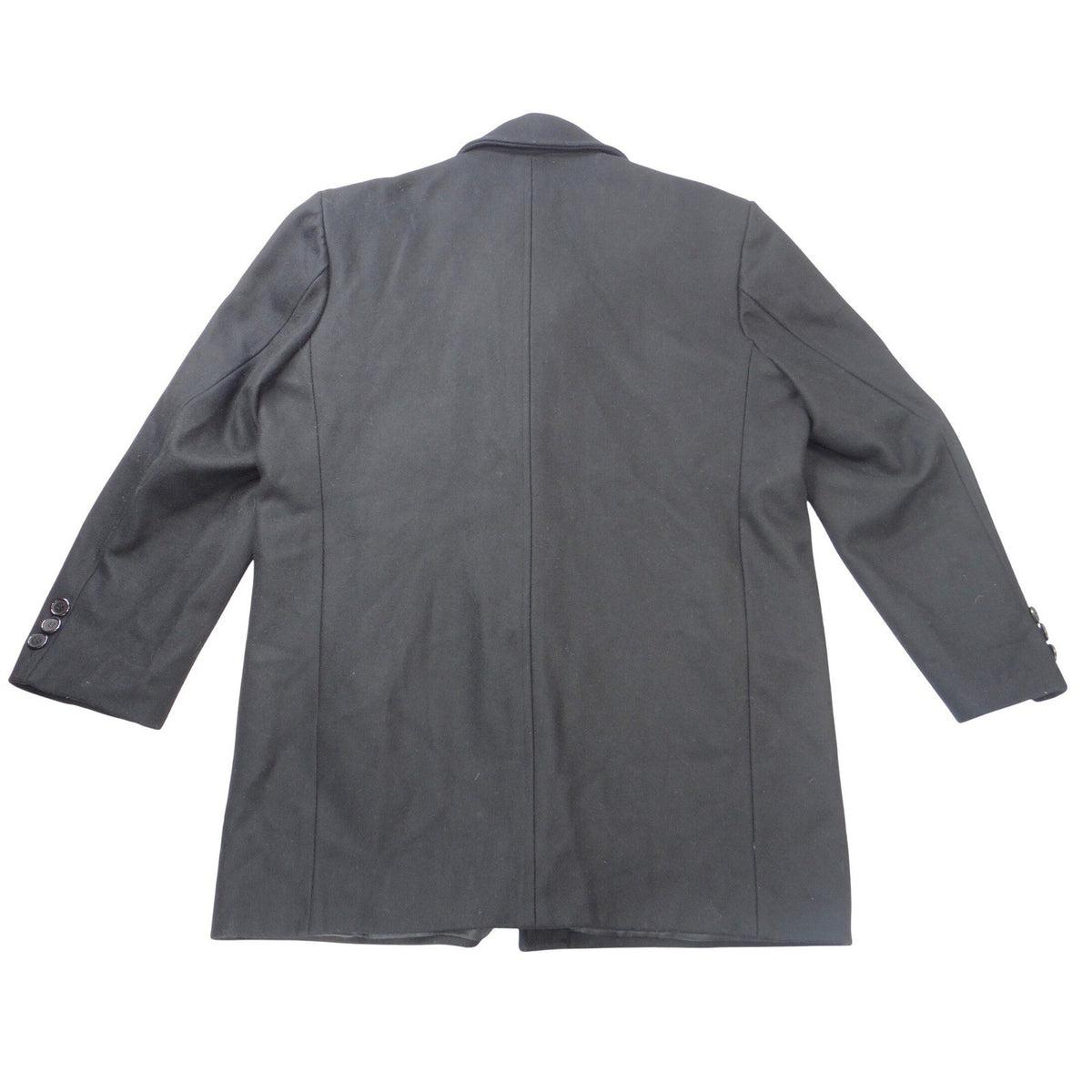 Dahongma Bigredhorse Mens Black Wool Blend Car Coat Overcoat Size XXXL 185/824