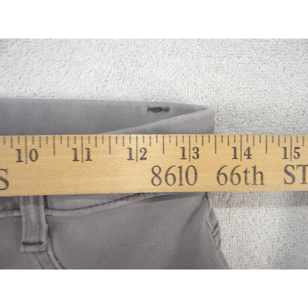 Time and Tru Womens Grey High Rise Pull On Skinny Jeggings Size S 4 6 39093