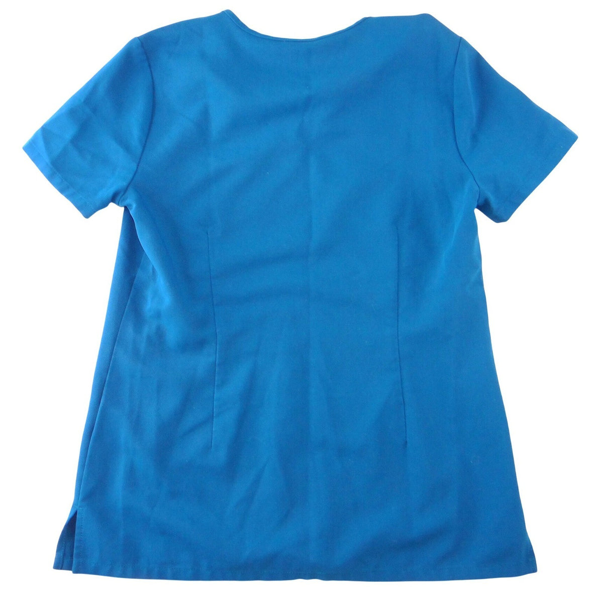 FIGS Technical Collection Womens XXS V Neck Scrub Top Teal Blue Short Sleeve2