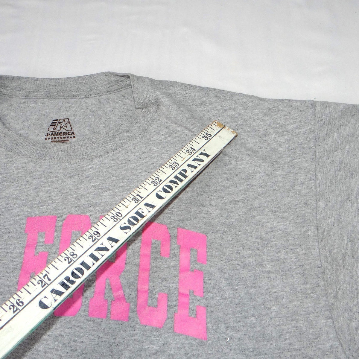 J America Sportswear Air Force Pink Graphic T Shirt XL Tee