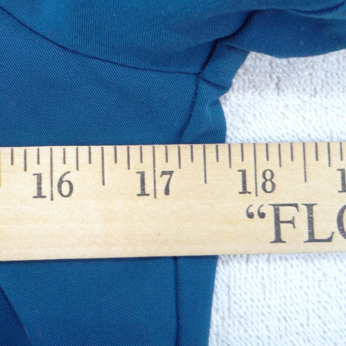 FIGS Technical Collection Womens XXS V-Neck Scrub Top Teal Blue Short Sleeve5