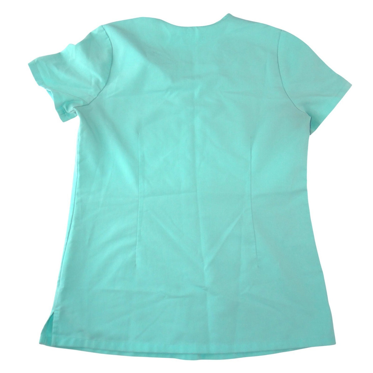 FIGS Technical Collection Women XS V Neck Scrub Top Seafoam Green Short Sleeve3
