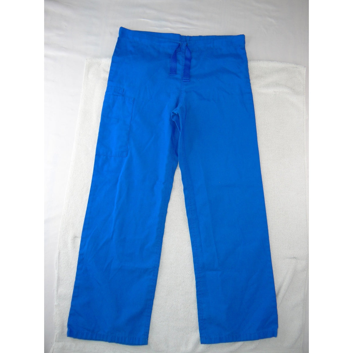 Cherokee Workwear Royal Blue Scrub Pants Women XS Drawstring Cargo Pocket0