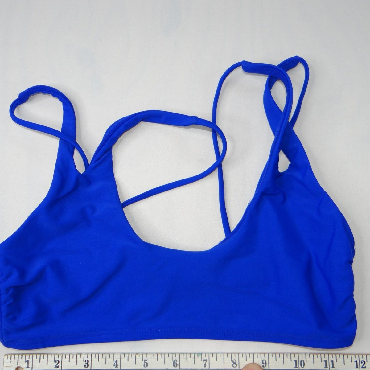 Bikini Tops Lot Set of 3 Sz S Blue Peach Light Blue Swimsuit Beach Pool Swim15