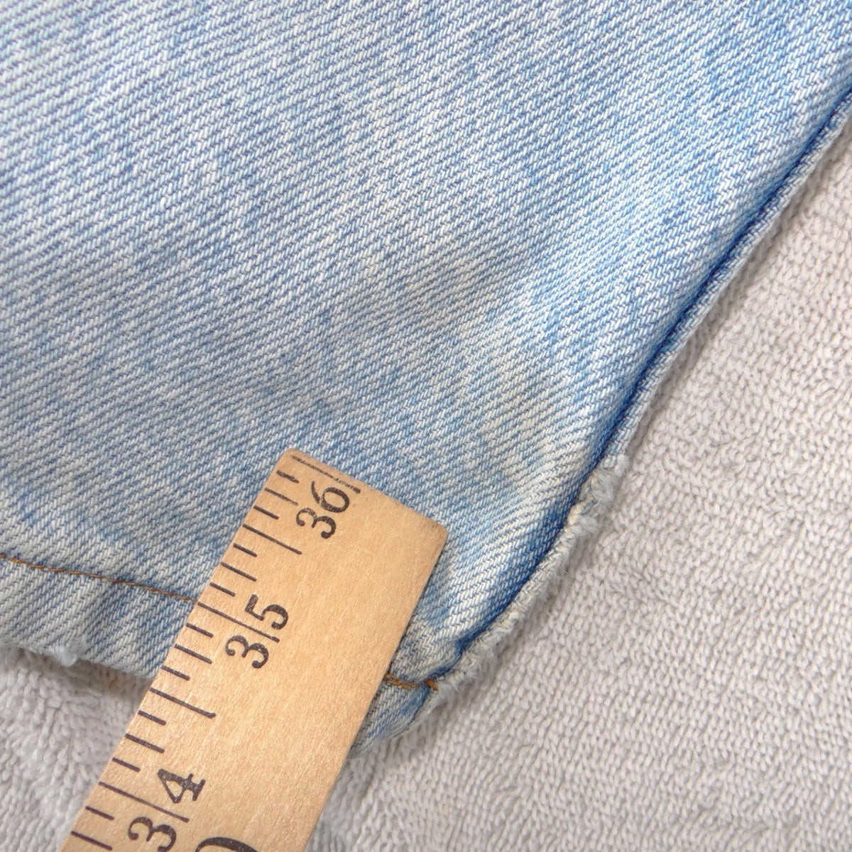 Vintage Levis Orange Tag Jeans Mens 36x34 Light Wash Straight Leg Made in USA8