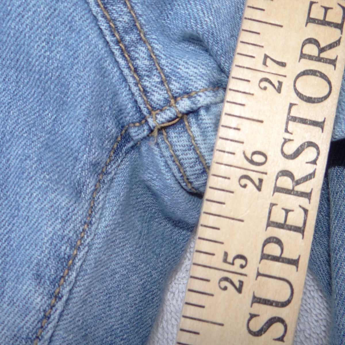 Eddie Bauer Womens P8 Light Wash Flannel Lined Boyfriend Relaxed Jeans7